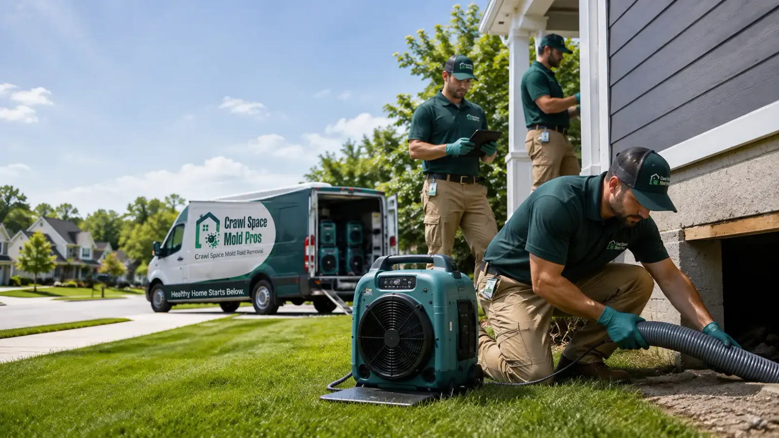 Crawl Space Mold Removal in Linwood, KS